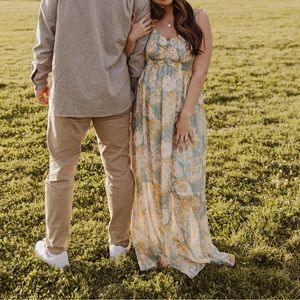 Pink blush Maternity Dress
